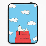 Cartoon Beagle Sleeping Laptop Sleeve 1