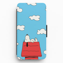Cartoon Beagle Sleeping Flip / Wallet Phone Case