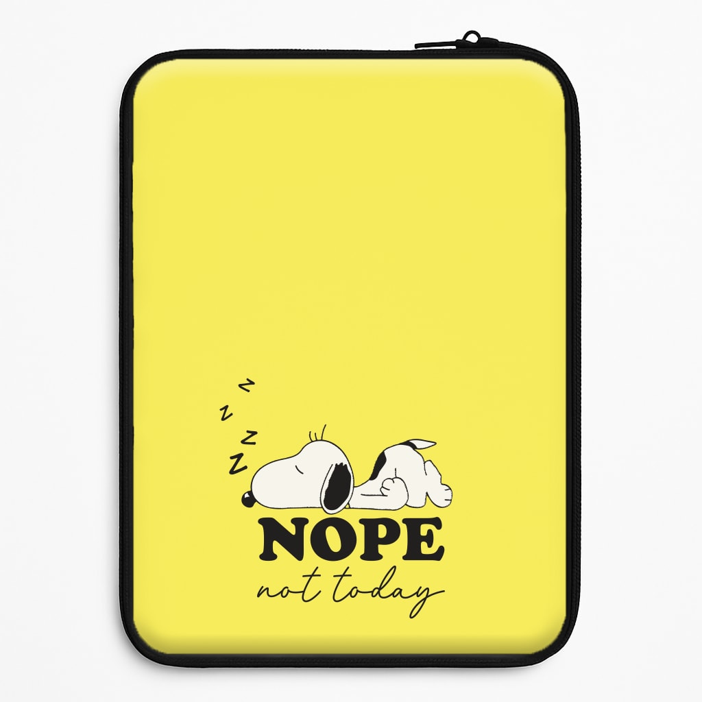 Nope, Not Today Laptop Sleeve