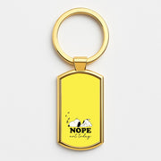 Nope, Not Today Luxury Keyring 3