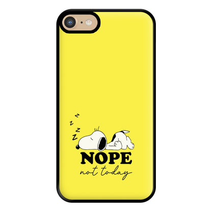 Nope, Not Today Phone Case for iPhone 6 / 7 / 8 / SE