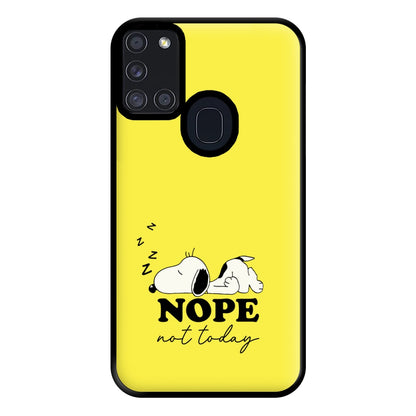 Nope, Not Today Phone Case for Galaxy A21s