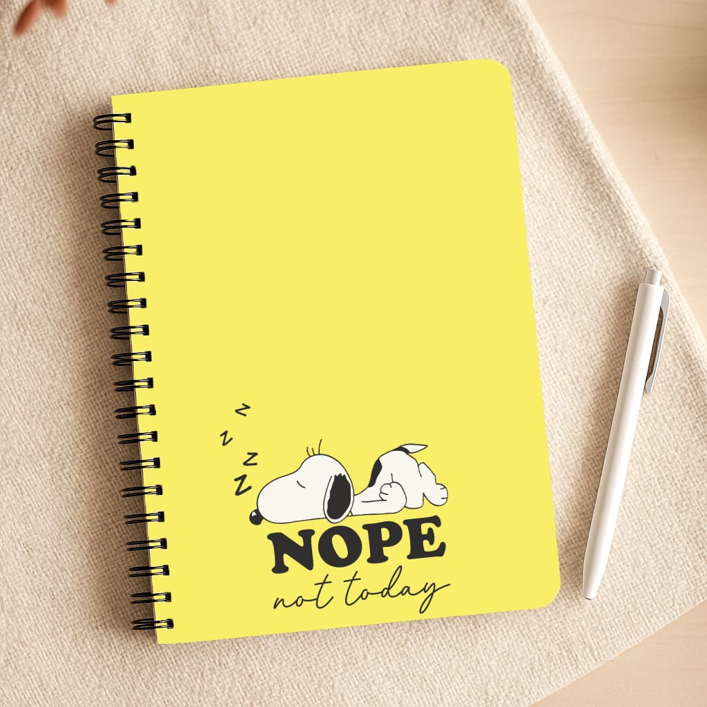 Nope, Not Today Notepad