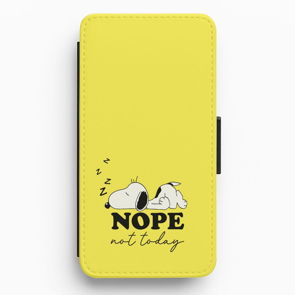 Nope, Not Today Flip / Wallet Phone Case