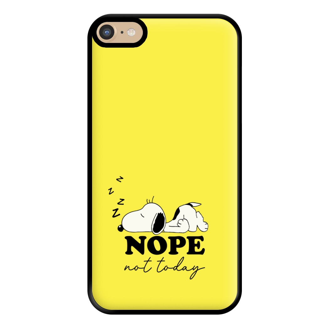 Nope, Not Today Phone Case for iPhone 6 Plus / 7 Plus / 8 Plus