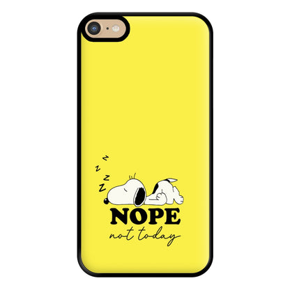 Nope, Not Today Phone Case for iPhone 6 Plus / 7 Plus / 8 Plus