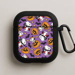 Cartoon Beagle Halloween Pattern AirPods Case