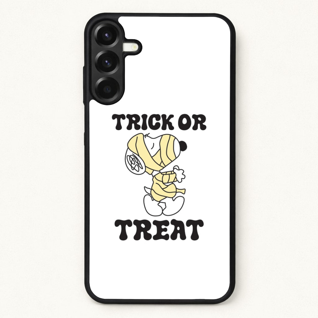Trick Or Treat Cartoon Beagle Phone Case for Galaxy A17