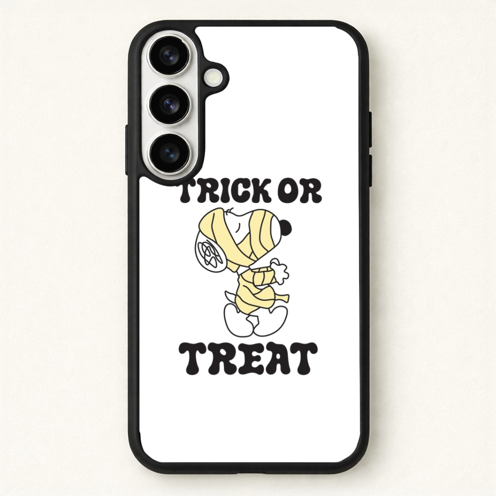 Trick Or Treat Cartoon Beagle Phone Case for Galaxy S26