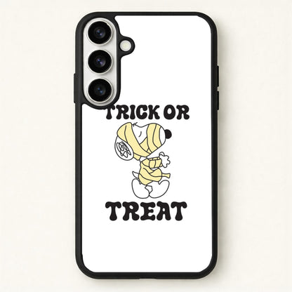 Trick Or Treat Cartoon Beagle Phone Case for Galaxy S26