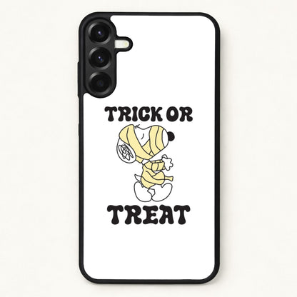 Trick Or Treat Cartoon Beagle Phone Case for Galaxy A57