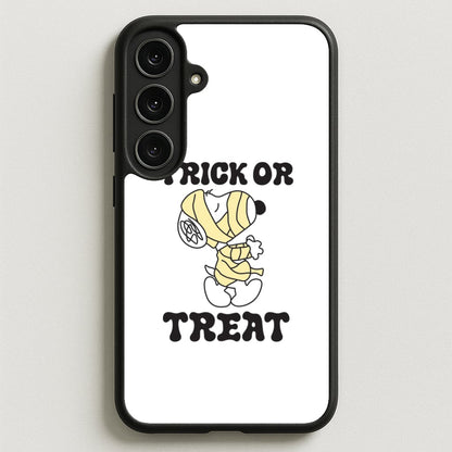 Trick Or Treat Cartoon Beagle Phone Case for Galaxy S25FE