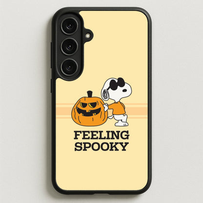 Feeling Spooky Cartoon Beagle Phone Case for Galaxy S25FE
