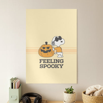 Feeling Spooky Cartoon Beagle Poster