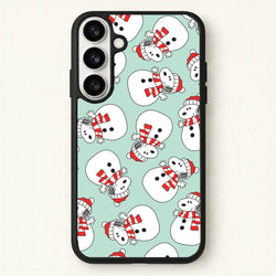 Cartoon Beagle Snowman Pattern Phone Case for Galaxy S26 Plus