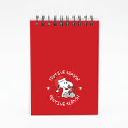 Cartoon Beagle Festive Season Notebook 4