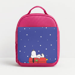 Cartoon Beagle Fairylights Lunchbox - Pink