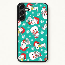 Christmas Cartoon Beagle Pattern Phone Case for Galaxy A17