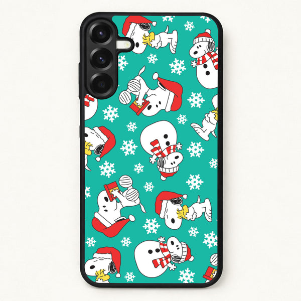 Christmas Cartoon Beagle Pattern Phone Case for Galaxy A17