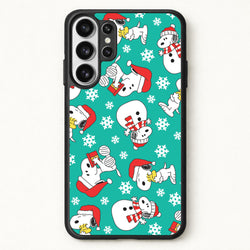 Christmas Cartoon Beagle Pattern Phone Case for Galaxy S26 Ultra