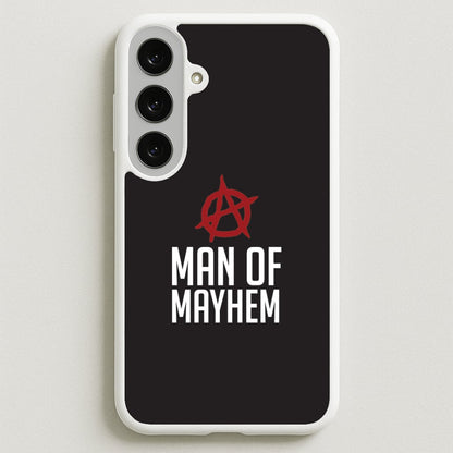 Man Of Mayhem Phone Case for Galaxy S25FE