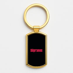 Title Screen Gold Keyring