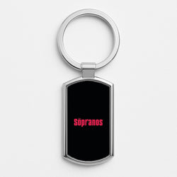 Title Screen Silver Keyring