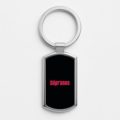 Title Screen Silver Keyring