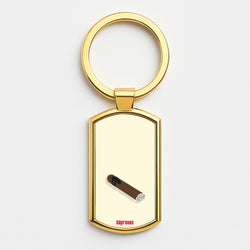 Cigar Gold Keyring
