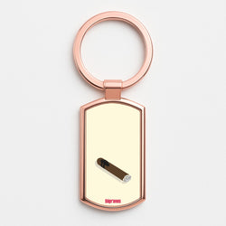 Cigar Rose Gold Keyring