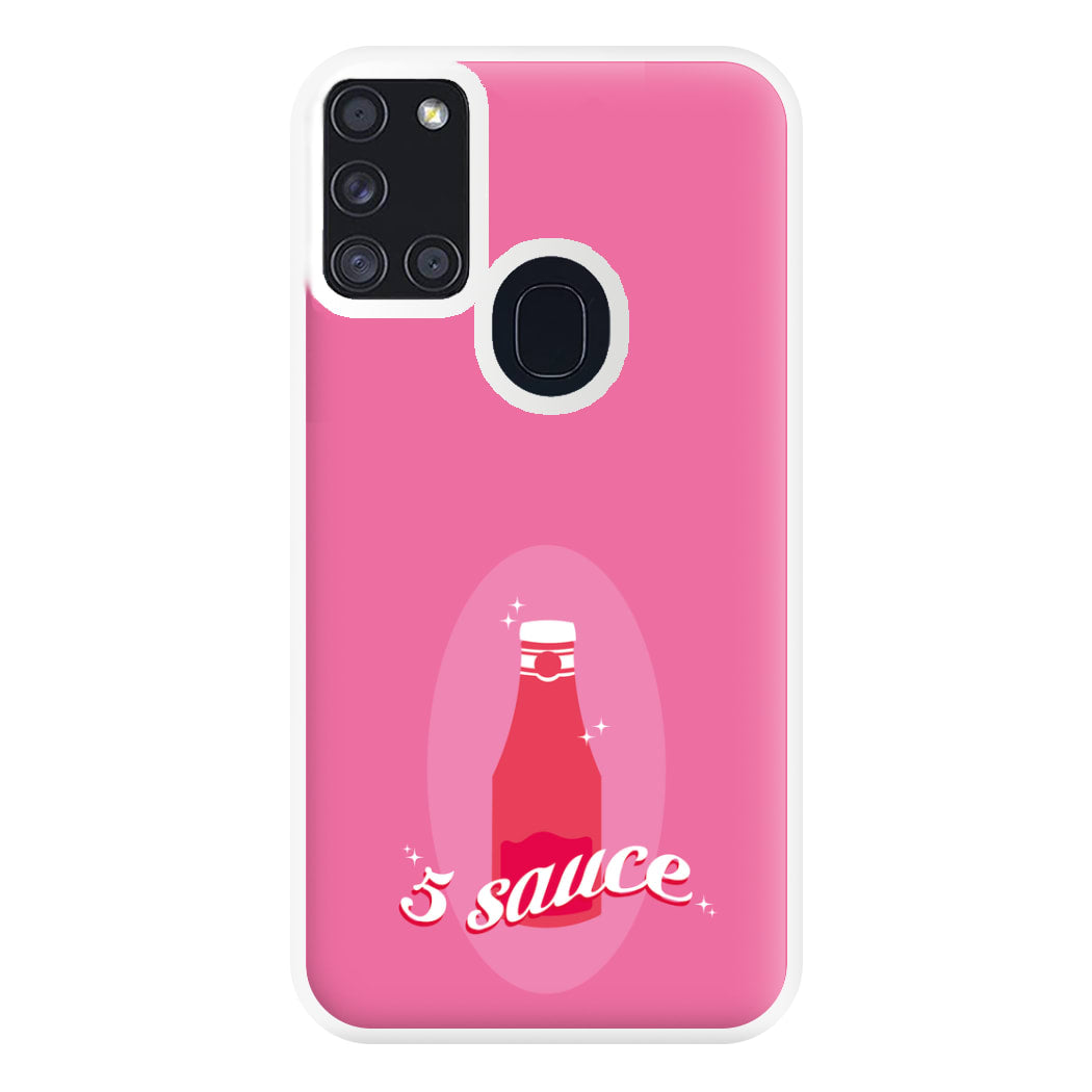 5 Sauce Phone Case for Galaxy A21s