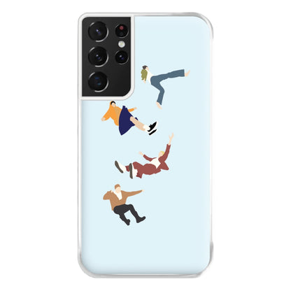 Falling Phone Case for Galaxy S21 Ultra