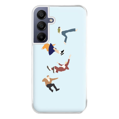 Falling Phone Case for Galaxy A16