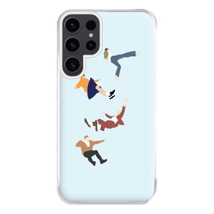 Falling Phone Case for Galaxy S23 Ultra