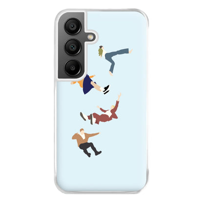 Falling Phone Case for Galaxy A55