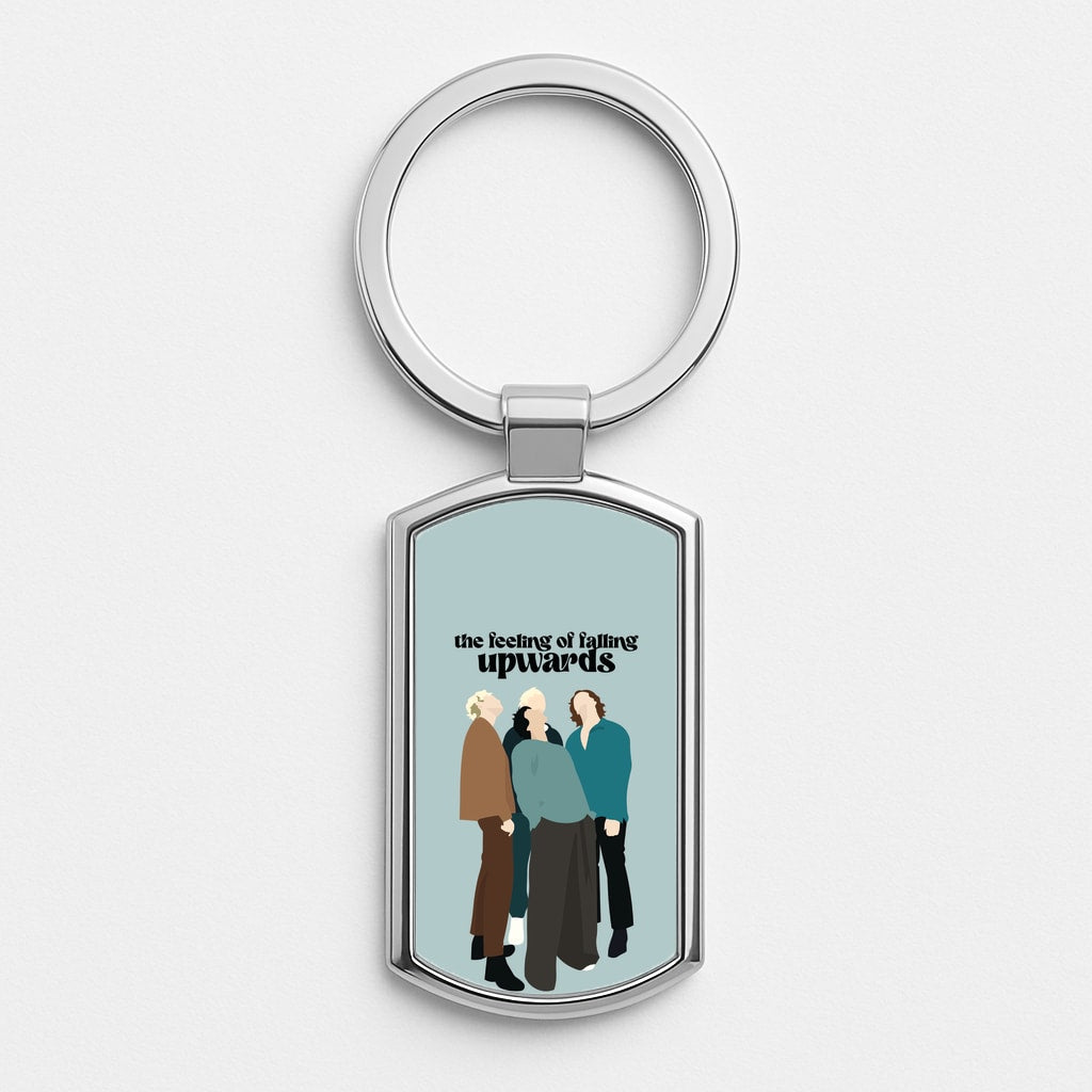 The Feeling Of Falling Upwards Luxury Keyring
