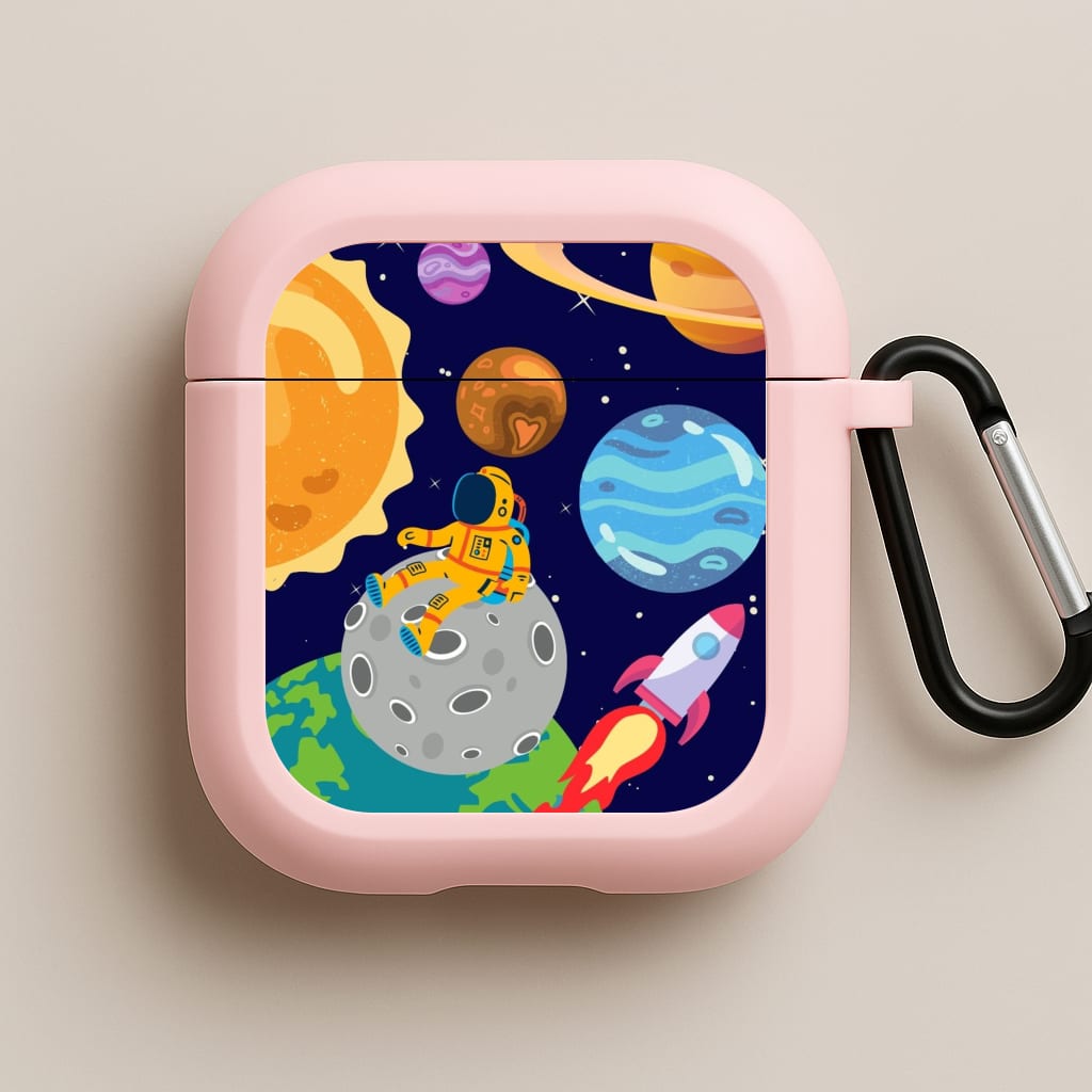 Space View  Pink AirPods Case