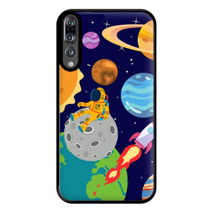 Space View  Phone Case for Huawei P20 Pro