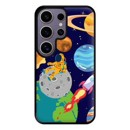 Space View  Phone Case for Galaxy S25 Ultra