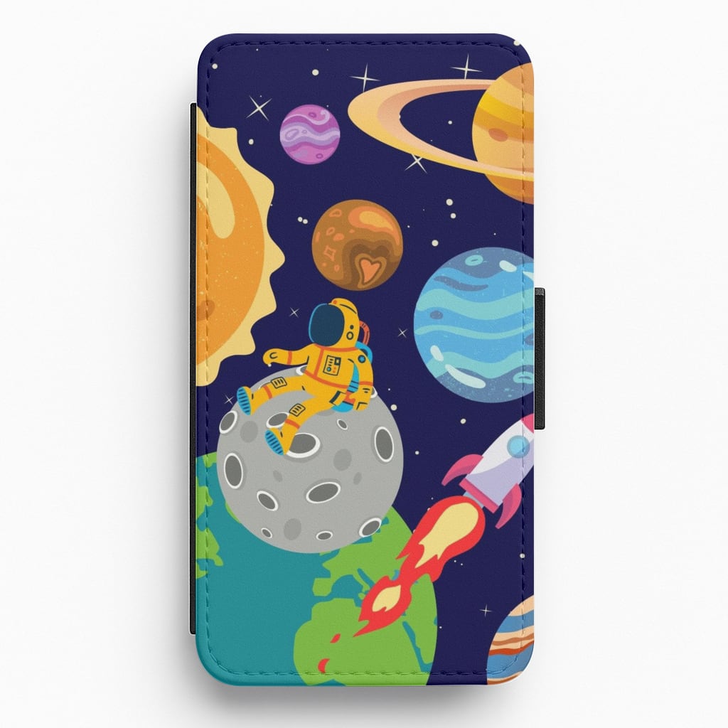 Space View  Flip / Wallet Phone Case