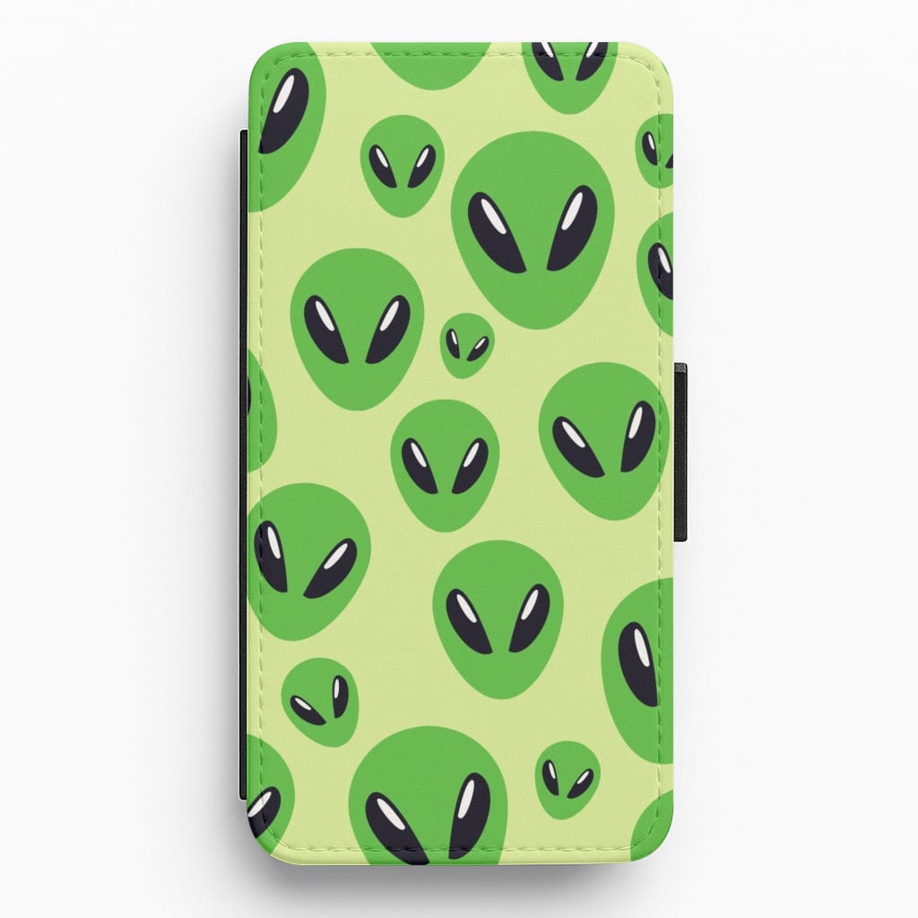 Alien Raider - Space Flip / Wallet Phone Case