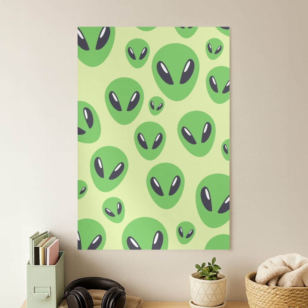 Alien Raider - Space Poster