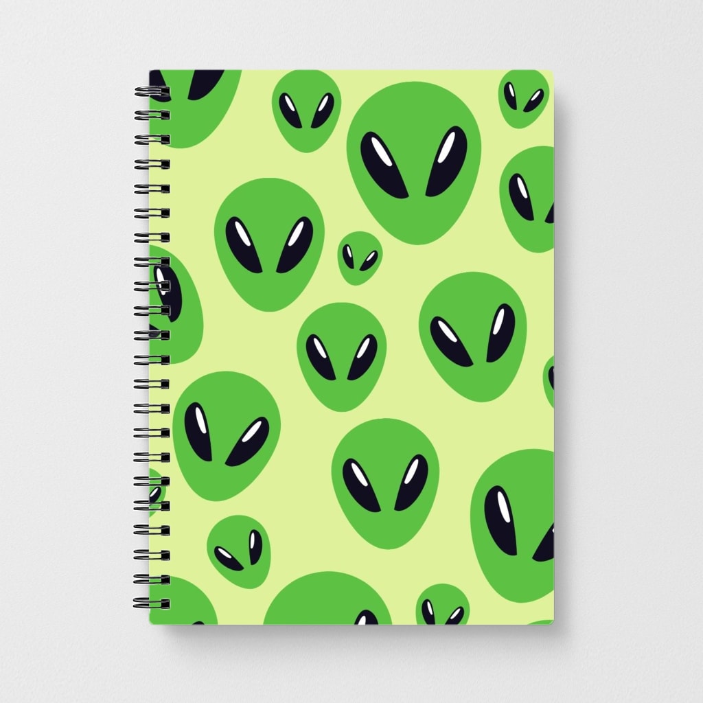Alien Raider - Space Notebook