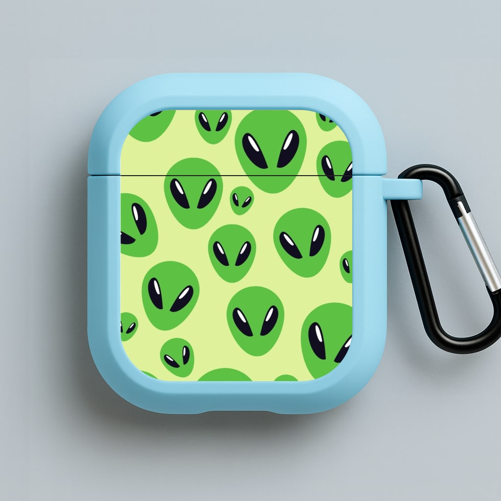 Alien Raider - Space Blue AirPods Case