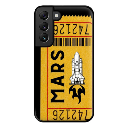 Ticket To Mars - Space Phone Case for Galaxy S22 Plus