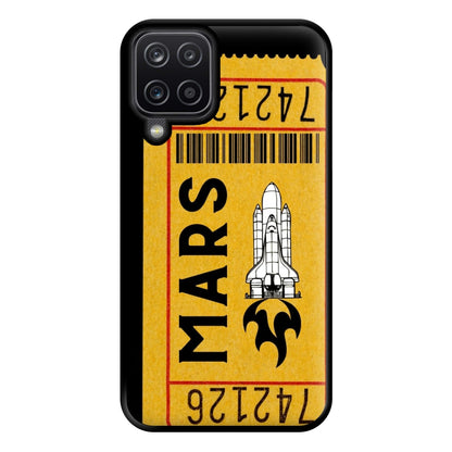 Ticket To Mars - Space Phone Case for Galaxy A12