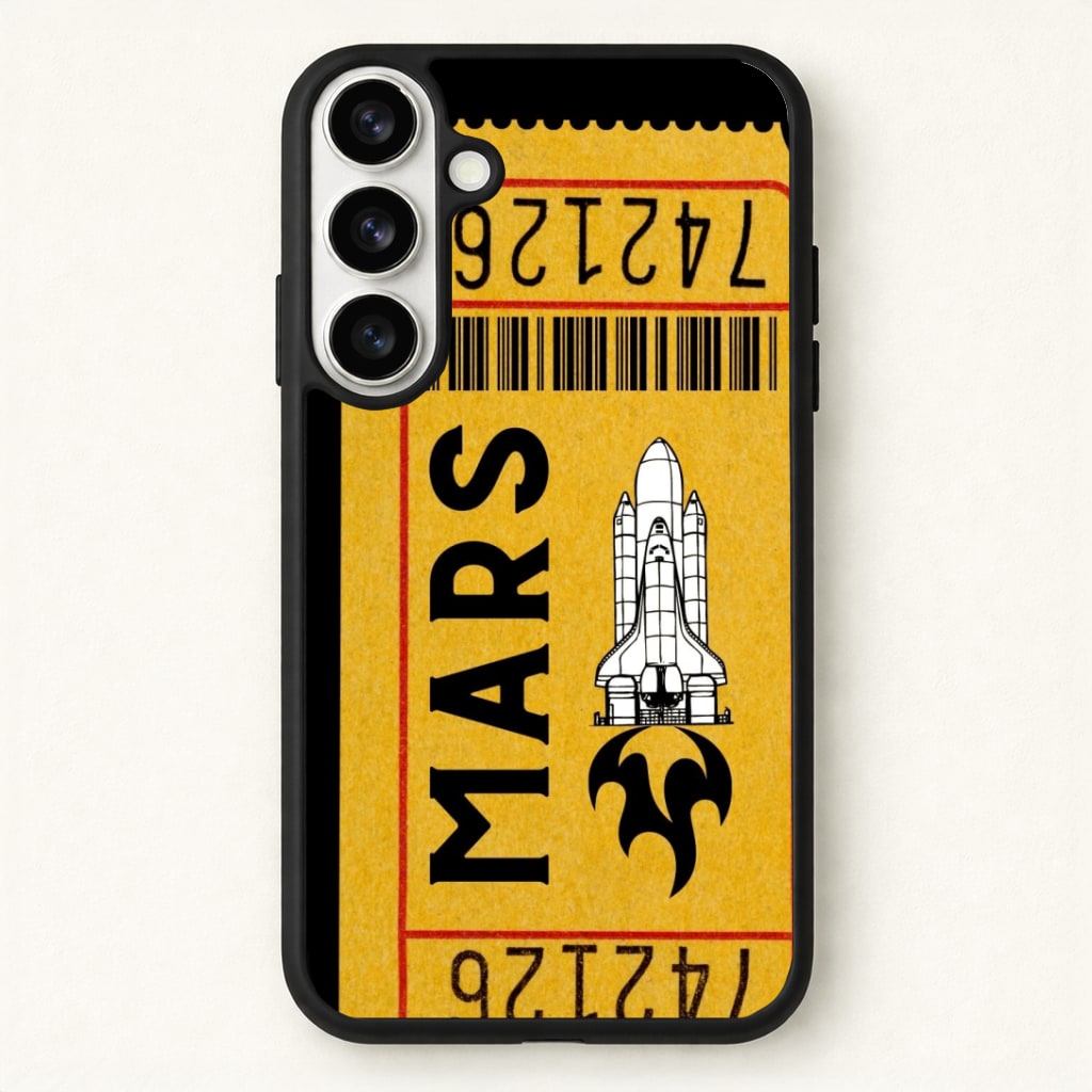 Ticket To Mars - Space Phone Case for Galaxy S26