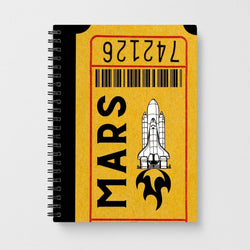 Ticket To Mars - Space Notebook
