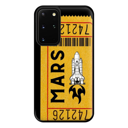 Ticket To Mars - Space Phone Case for Galaxy S20 Plus