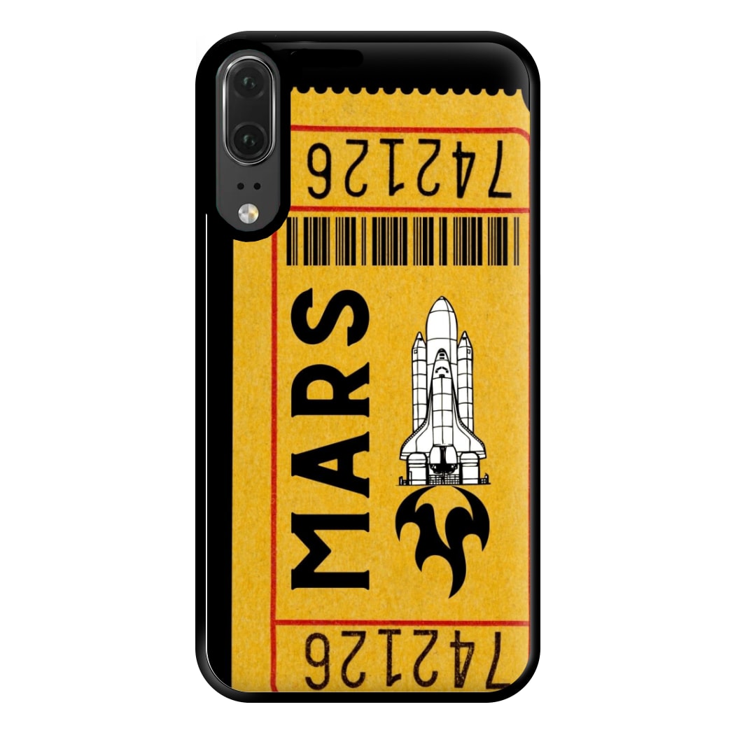 Ticket To Mars - Space Phone Case for Huawei P20